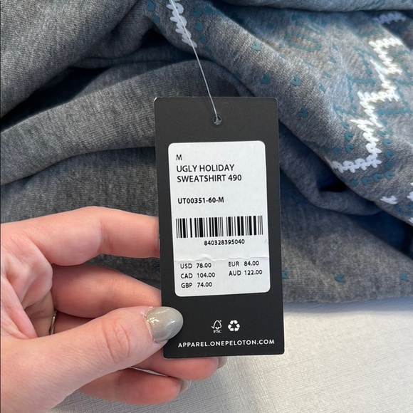 NWT PELOTON Ugly Holiday Crewneck Sweatshirt - Picture 2 of 6